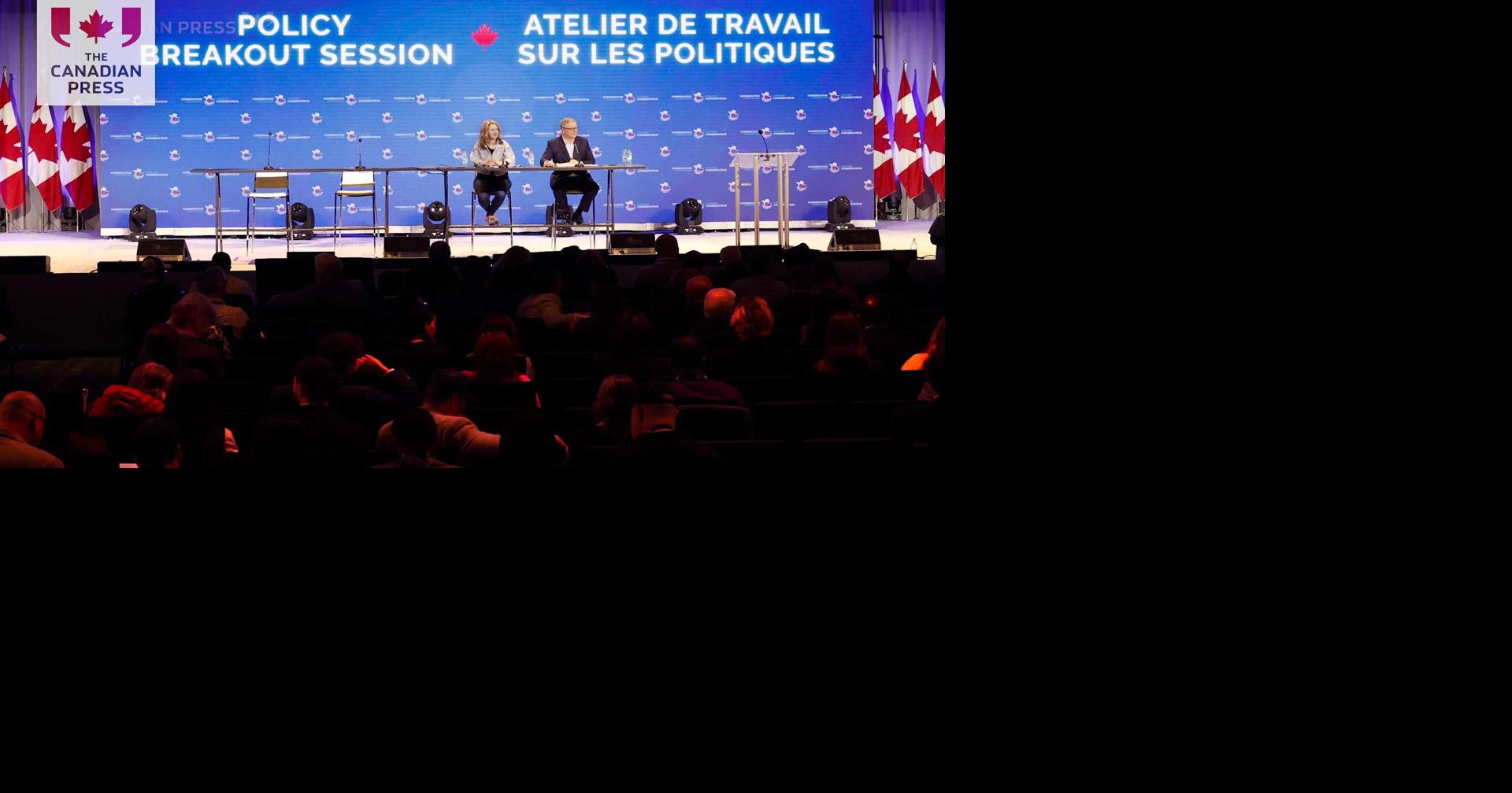 CP NewsAlert: 87 per cent of Conservative delegates vote to keep Poilievre as leader