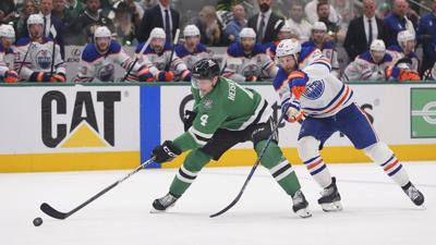 Third-period swoon costs Oilers in Game 1 of conference final against Stars