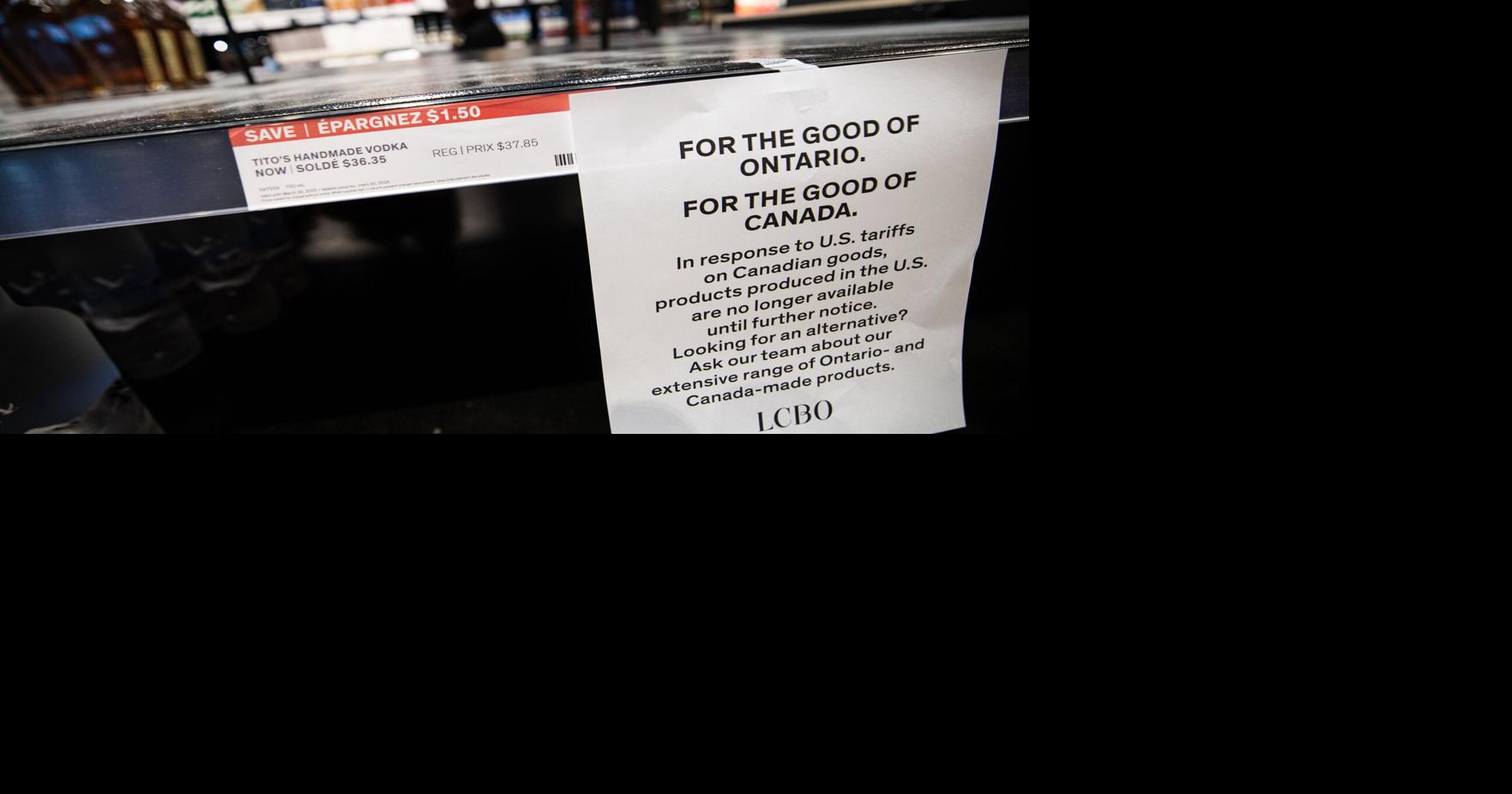 LCBO getting ready to restock American booze ahead of potential Canada-U.S. trade deal