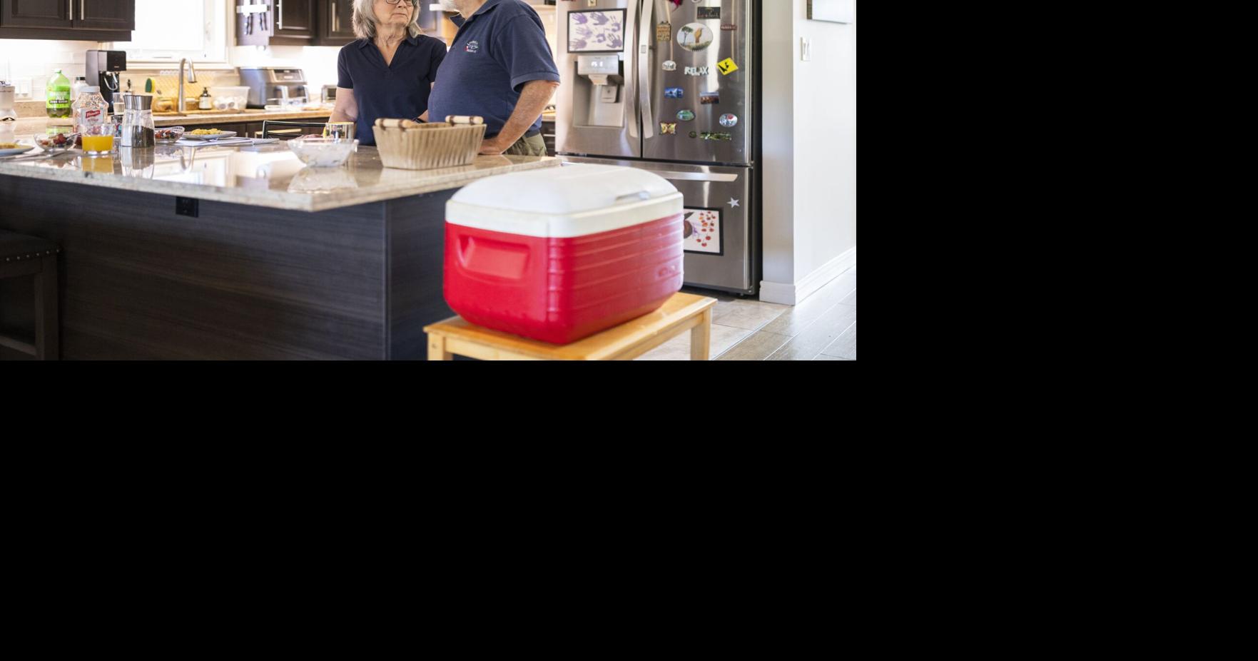 This couple spent 2 months living out of a cooler after their ,000 fridge broke. Here's how we got their money back