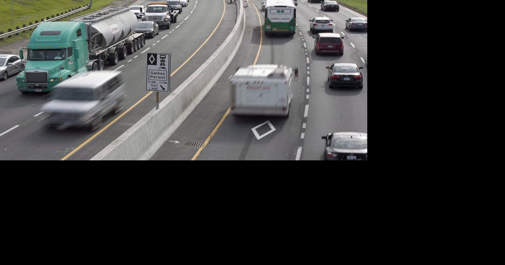 Ontario plans to open high-occupancy vehicle lanes to all outside peak traffic times