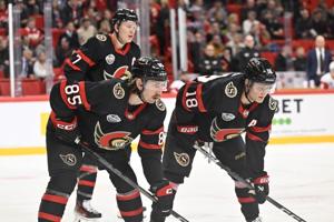 Tim Stützle scores in overtime as Senators beat Red Wings 5-4 in Stockholm