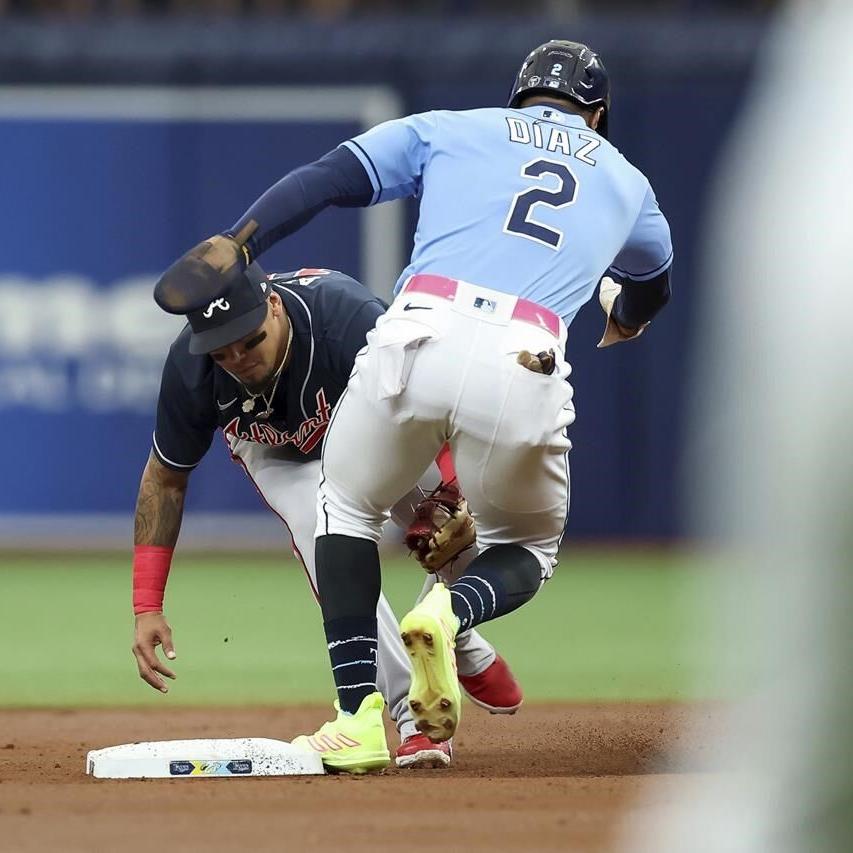 Paredes and Díaz homer as Rays stop seven-game skid with 10-4 win over  Braves