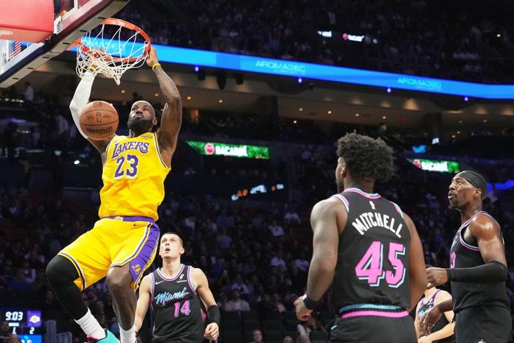 Luka Doncic scores 60, LeBron James ties games-played mark and Lakers ...
