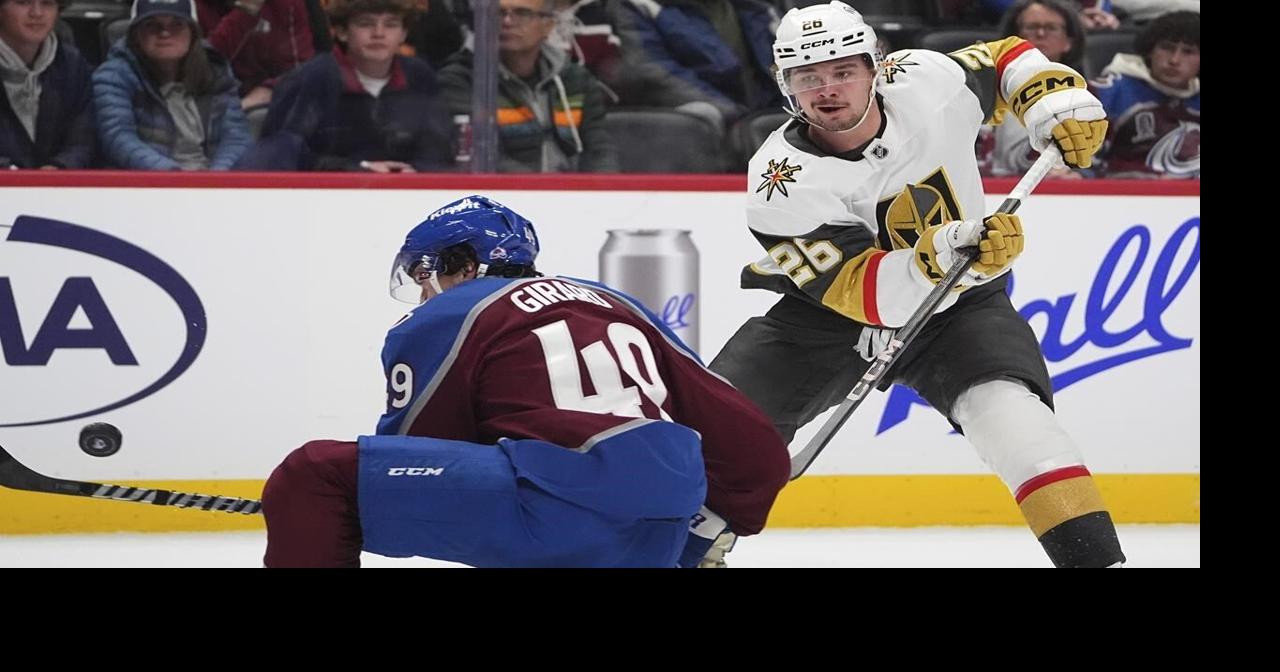 Nichushkin scores only goal in shootout, Avs beat Golden Knights, 2-1