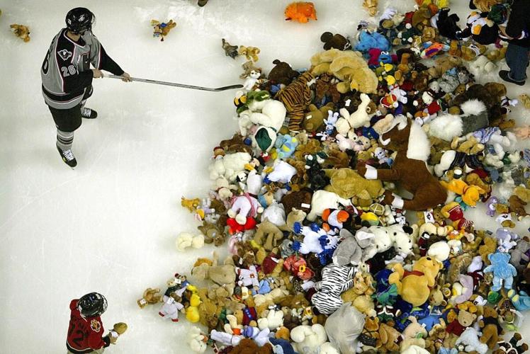 Rats, octopi and waffles hockey fans have weird traditions