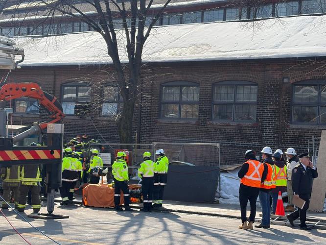 Worker freed from construction trench by Toronto fire