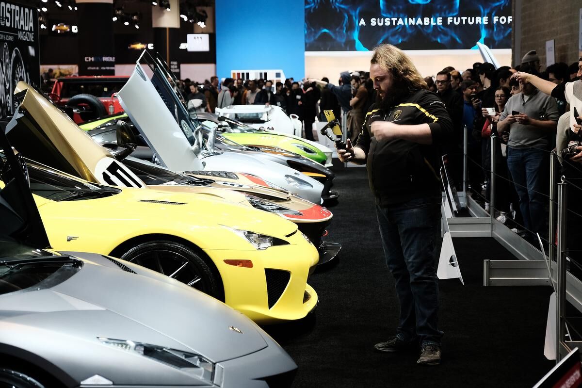 Canadian International AutoShow fun on the EV test track