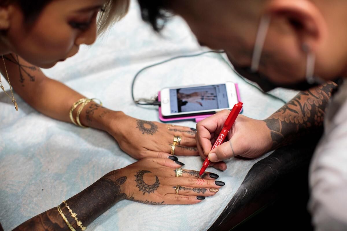 Chicago tattoo artist Cheyenne Enderson finds a niche in realistic patch  tattoos - Chicago Sun-Times