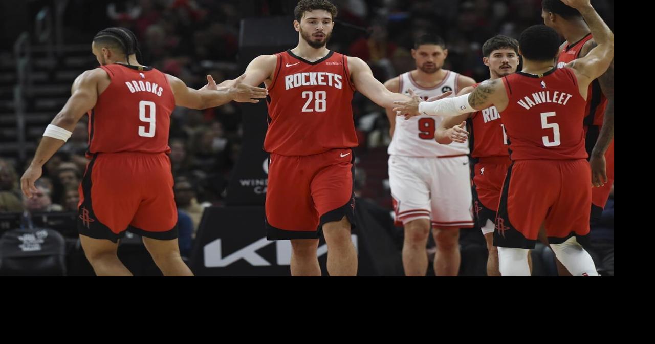 Sengun records triple-double, VanVleet scores 28 in Rockets 143-107 rout of Bulls