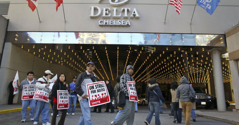 Delta Chelsea Inn Delta Chelsea hotel workers on strike