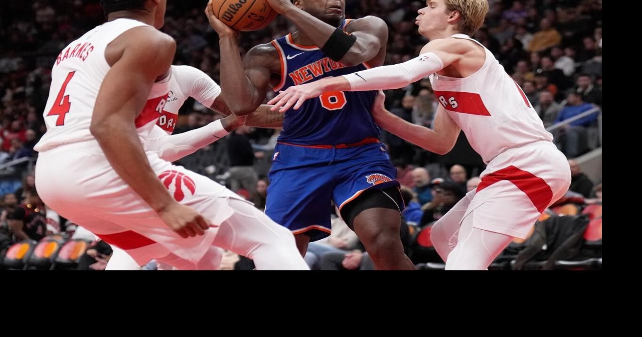 Scottie Barnes re-added to Raptors' injury woes in 113-108 loss to Knicks