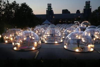 Outdoor hot yoga domes popping up in Toronto