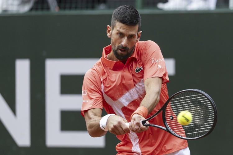 Djokovic gets first win on clay this year by beating Fucsovics at Geneva Open