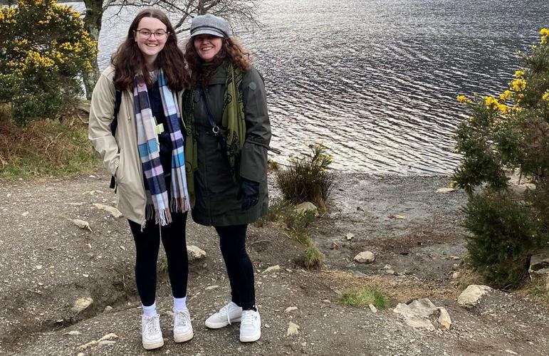 WEB CROP Ireland Loch, Writer with Daughter CREDIT Courtesy of S