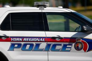 Crashed vehicle in a ditch