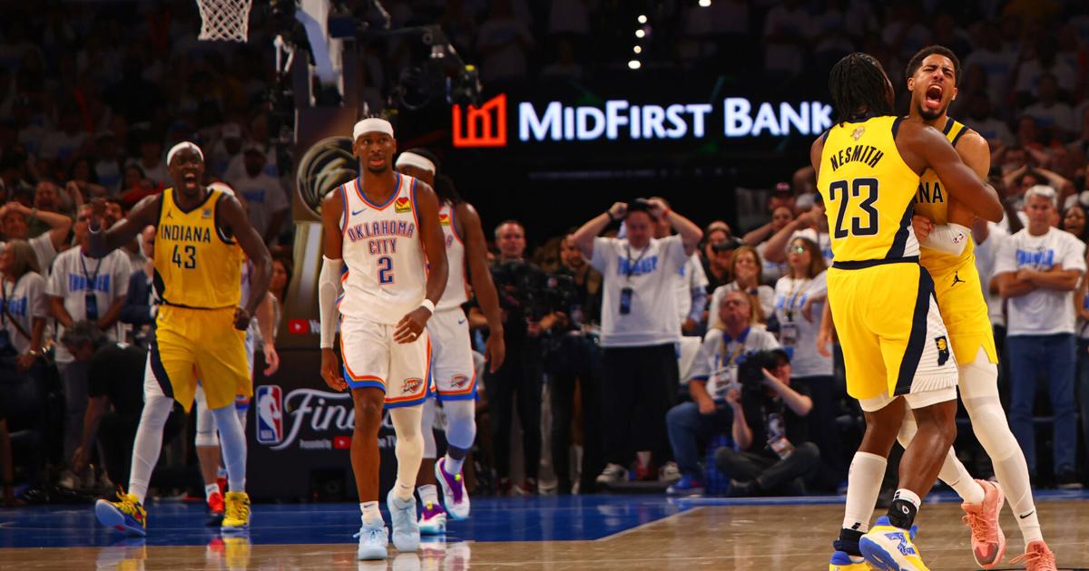 Haliburton, Pacers stun Thunder in Game 1 of NBA Finals