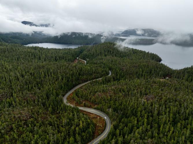 Highway 4 into Ucluelet CREDIT Tourism Vancouver Island Touris.J