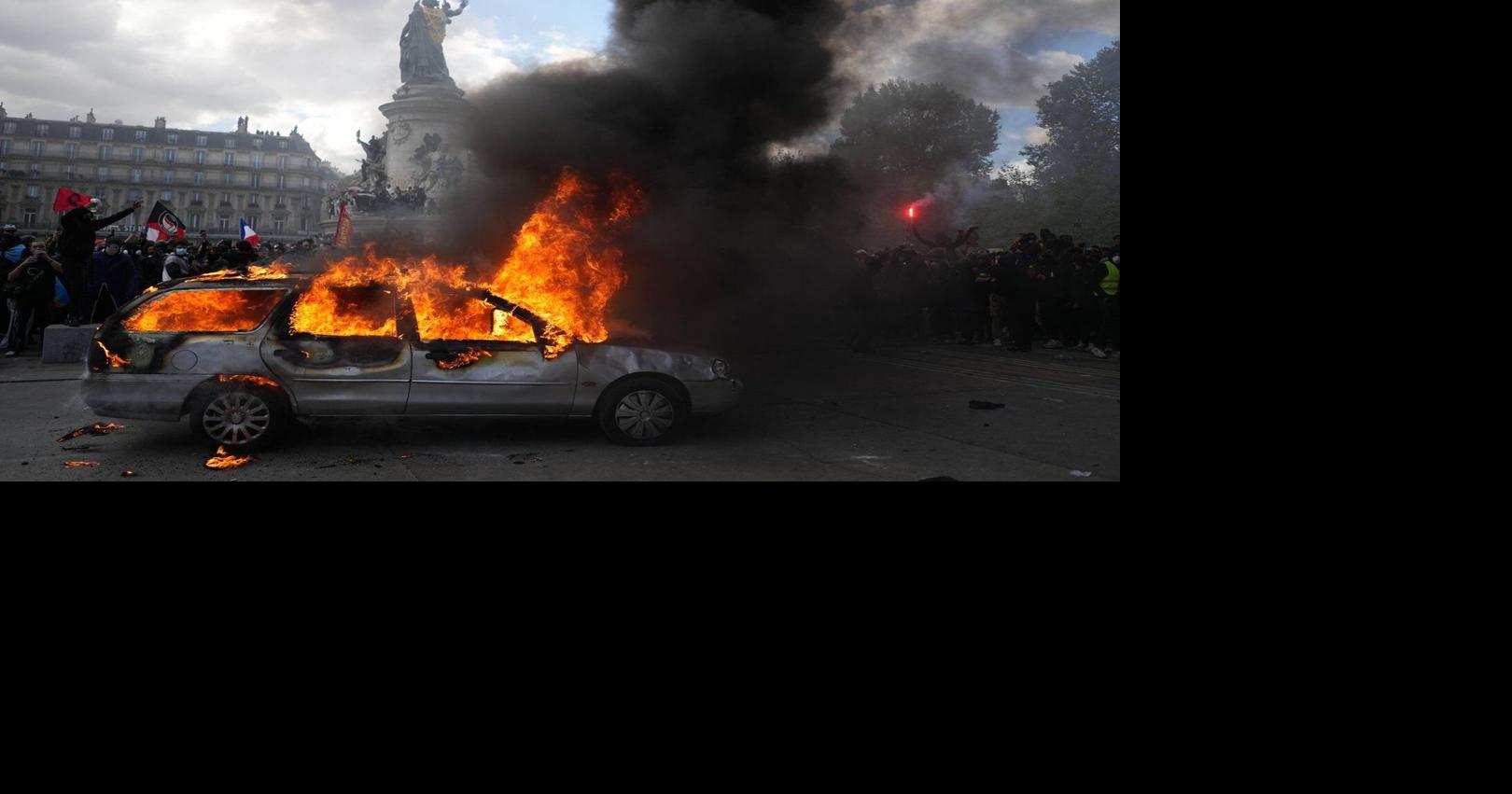 With France embroiled in protest, a look at the nation's economic standing by the numbers