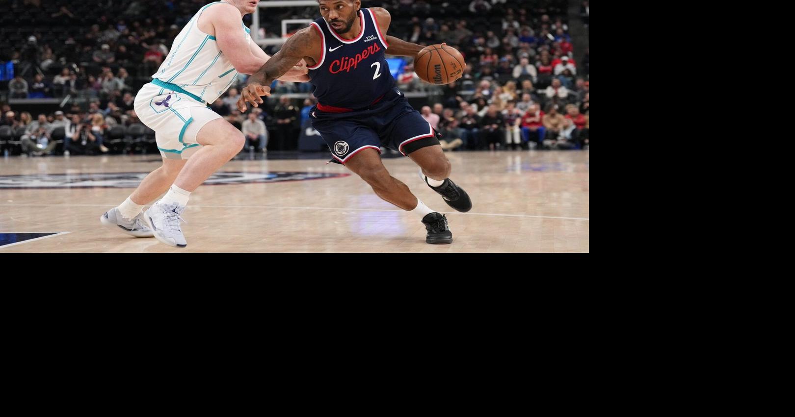 Leonard scores 35, Harden moves to 9th place on NBA’s scoring list as Clippers beat Hornets 117-109