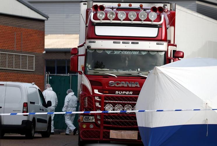 The Latest Truck with 39 dead came to England from Belgium