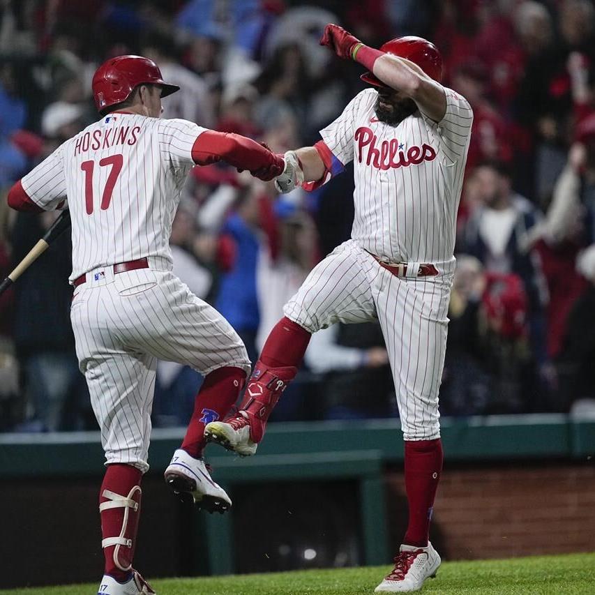 Phillies hit 4 homers, rally past Padres to take 3-1 lead in NLCS