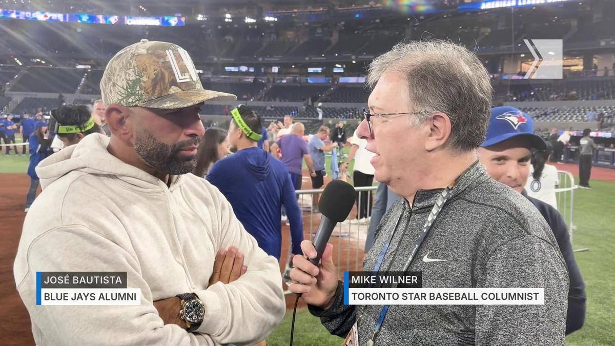 Watch: Jose Bautista on seeing George Springer's home run 'Now I