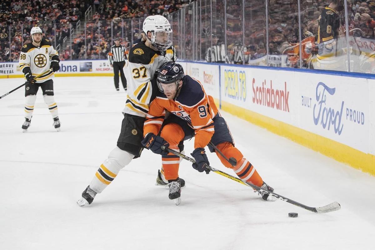 Matt Grzelcyk scores late game-winner as Bruins defeat Oilers 3-2