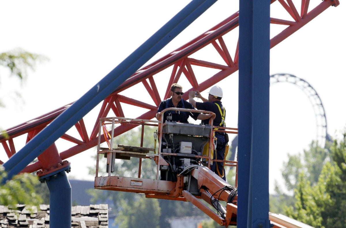 Army double amputee falls to death from 208 foot tall roller coaster