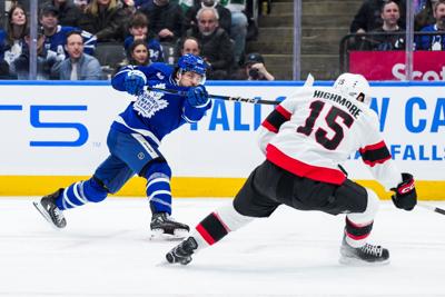 Leafs Senators Robertson