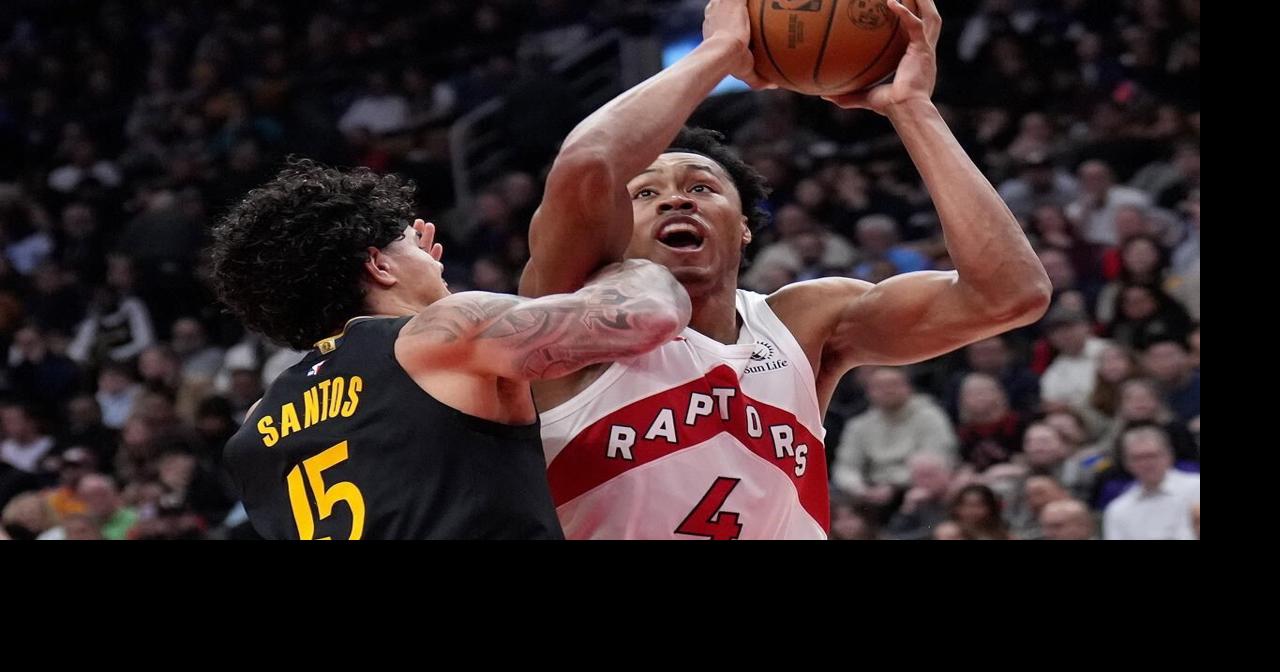 Raptors end five-game losing skid with 104-101 win over Warriors
