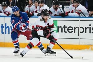 Senators boost playoff push by beating Rangers 2-1