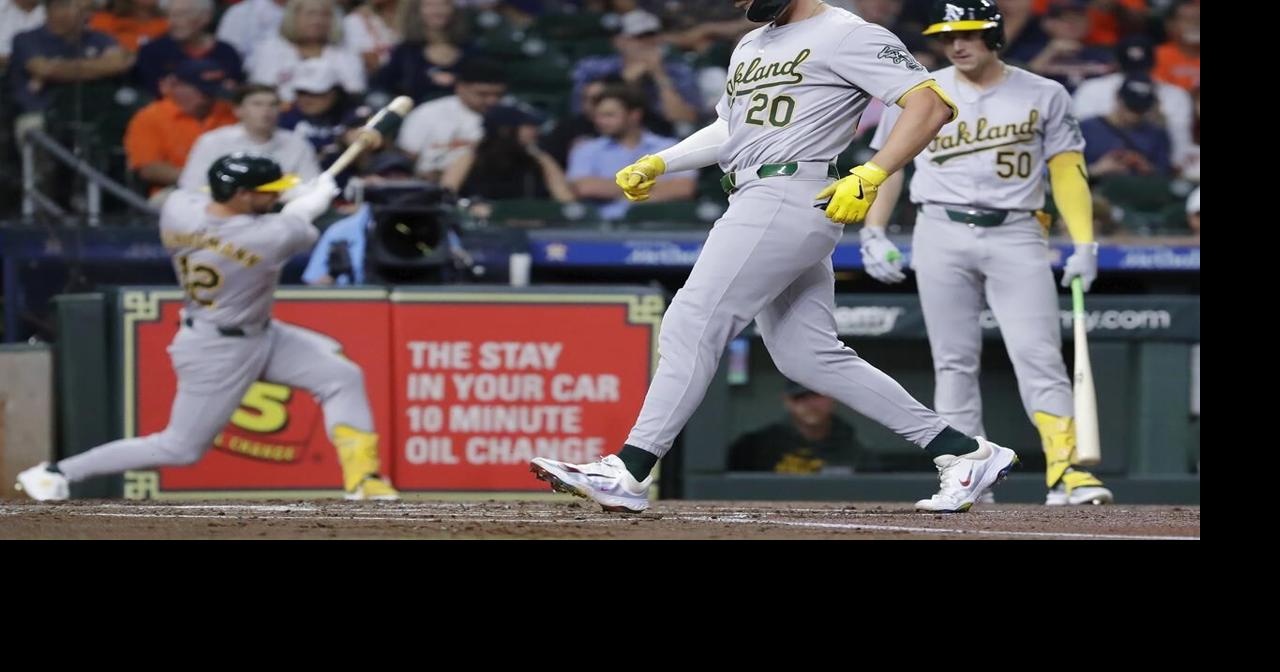 Oakland Athletics score 2 runs in 12th to outlast Houston Astros 4-3