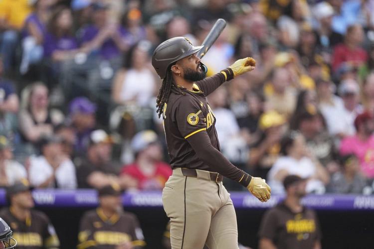 Tatís homers, Padres beat Rockies 10-8 to end 5-game skid