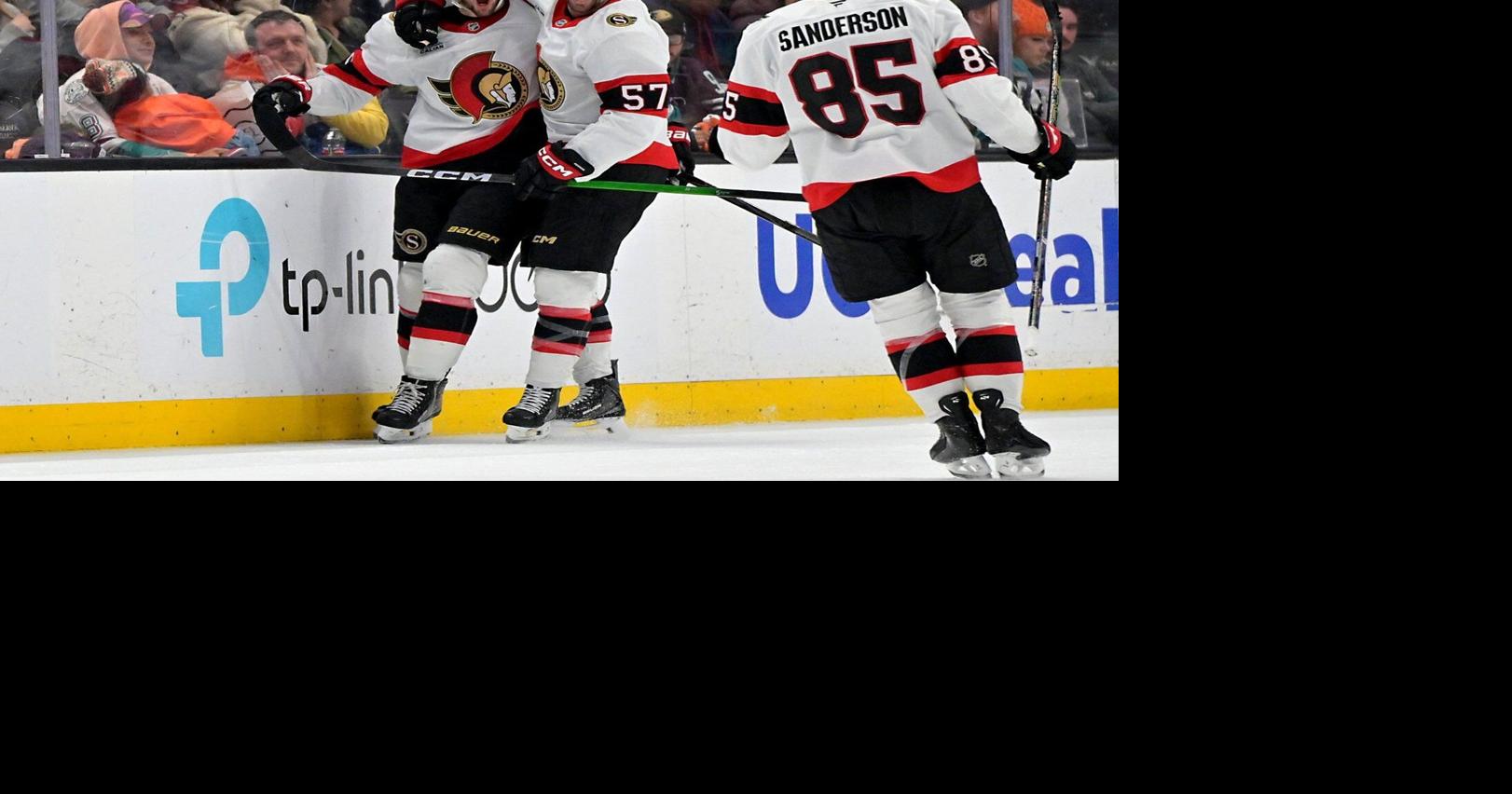 Batherson’s deflection leads to winning goal in Senators’ 3-2 victory over Ducks