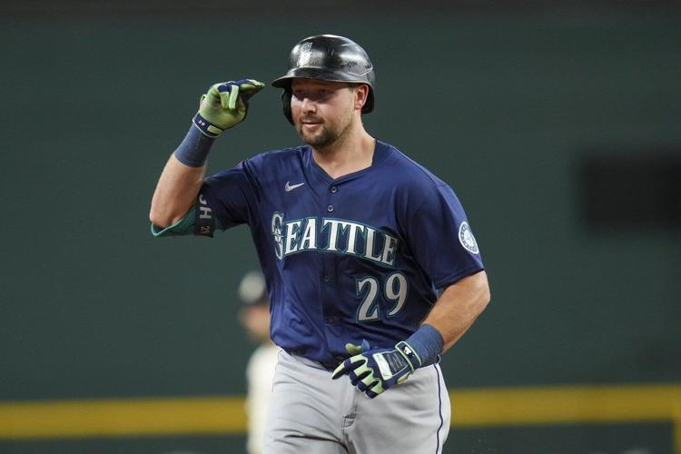 Cal Raleigh Iconic Cal Raleigh's 2 homers gave him majors' best 12, then he had to pay the ...