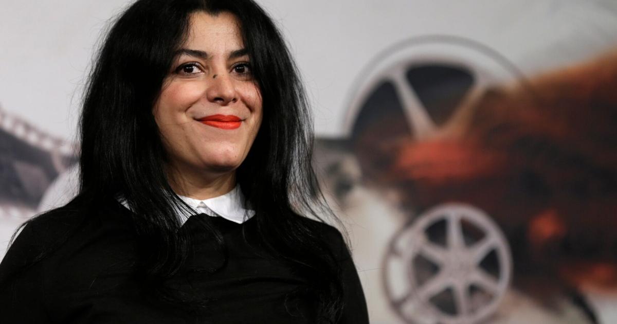 Iranian-French cartoonist and filmmaker Marjane Satrapi, author of ...