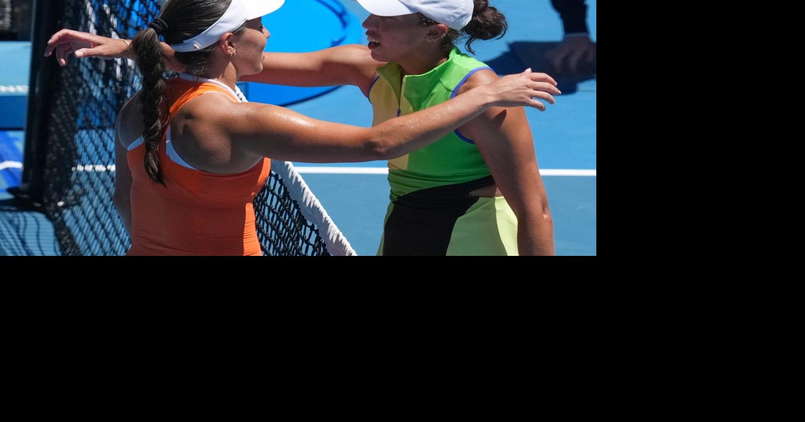 Madison Keys beaten by podcast partner Jessica Pegula one minute, and cheering for her the next