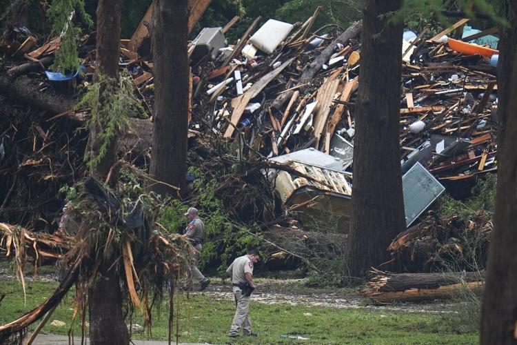 Photos of rescue teams searching for missing campers after Texas Hill Country flash flood