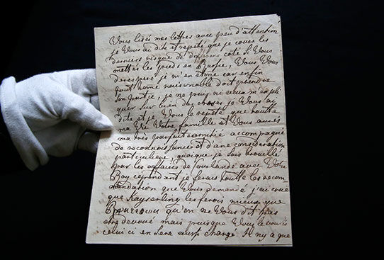 Letters by famous women of history go on auction block in Paris