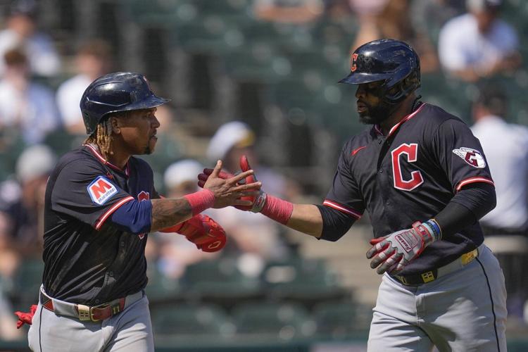 Carlos Santana homers to help the Guardians top the White Sox 4-2 in doubleheader opener