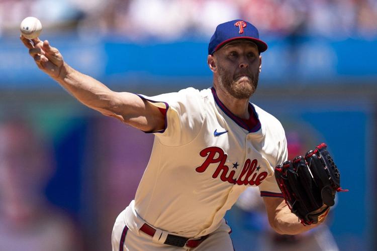 Phillies' Zack Wheeler throws 1-hitter for his first complete game since 2021