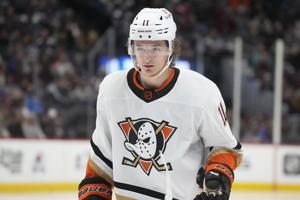 Dynamic centre Trevor Zegras agrees to three-year contract extension with Ducks
