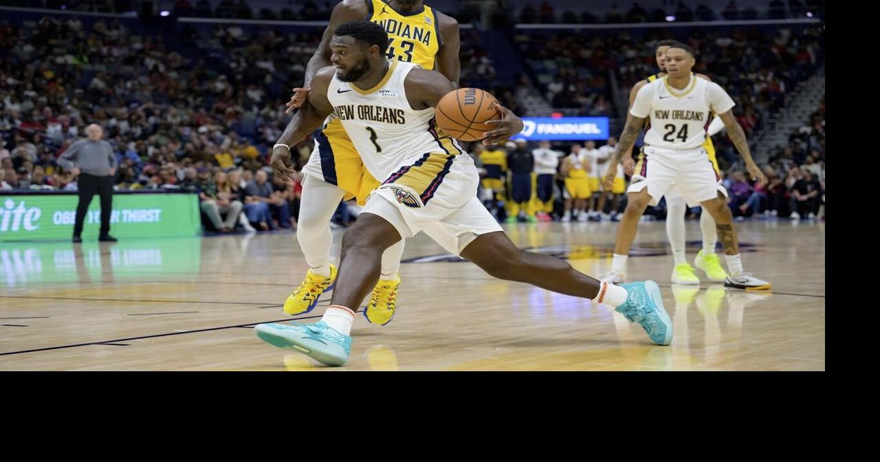 Zion Williamson scratched from the Pelicans' lineup against Hawks with hamstring tightness
