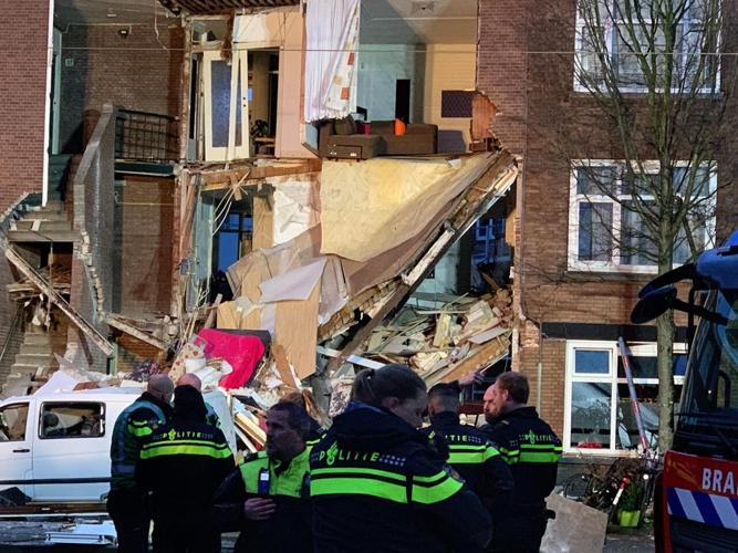 Gas blast destroys apartments, injures 9 in the Netherlands
