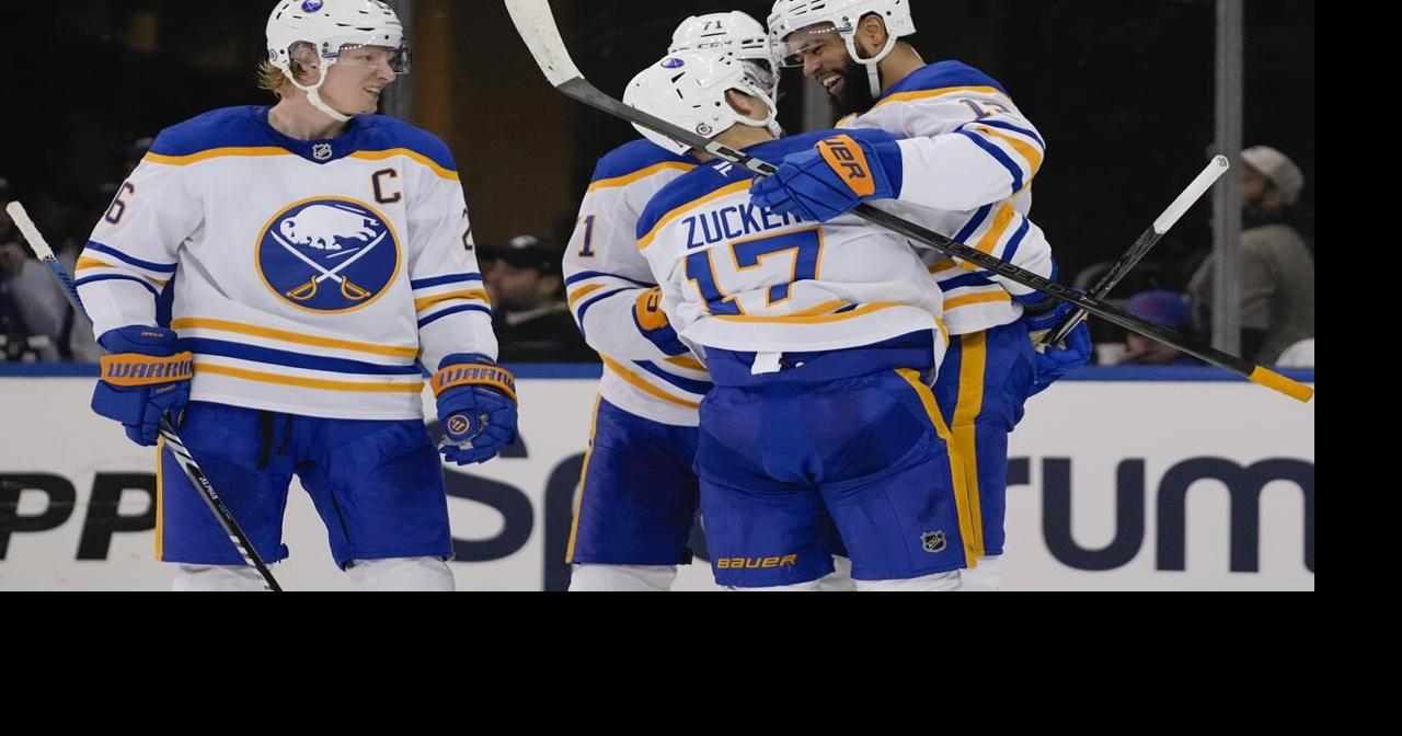 Dahlin scores as the Sabres beat Shesterkin and the Rangers 6-1