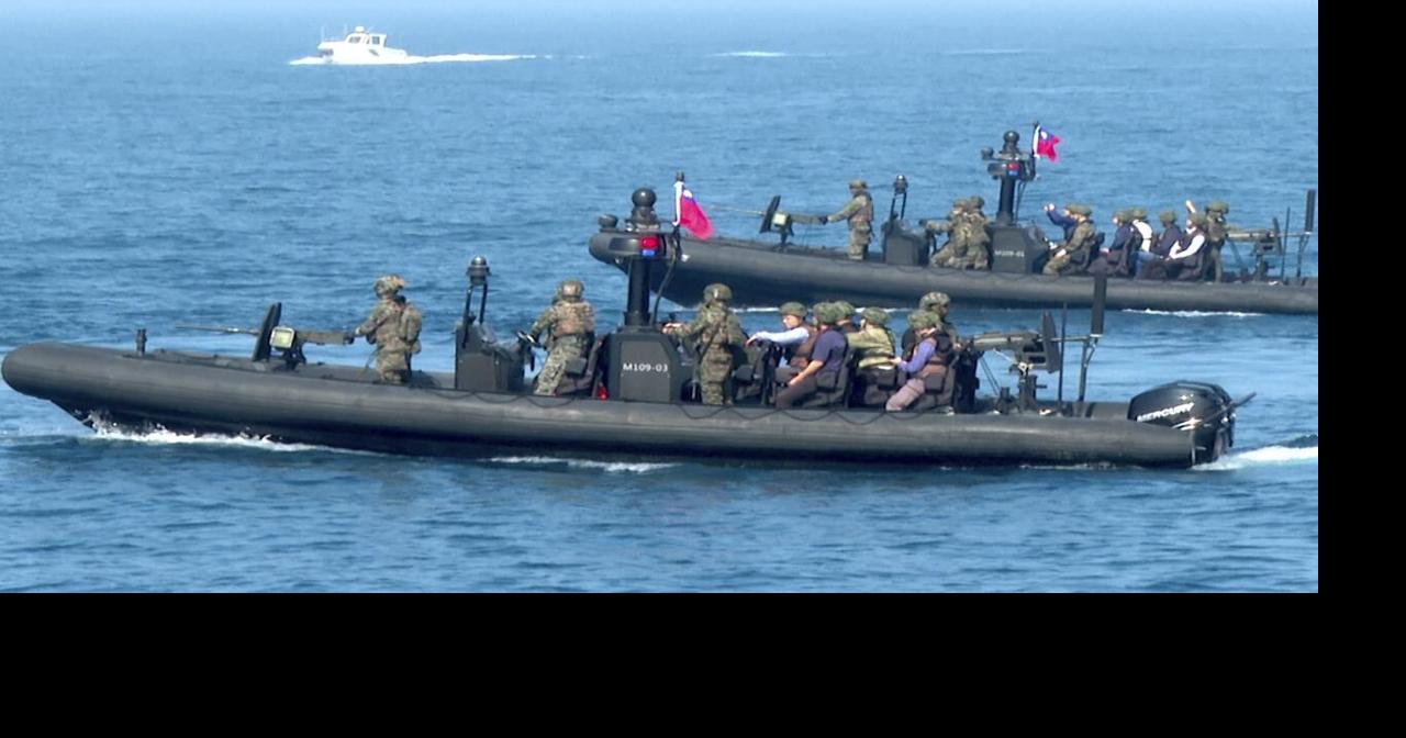 Taiwan holds military drills to defend against the threat of a Chinese ...