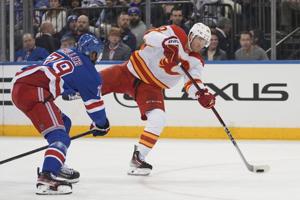 'I feel more like myself': Huberdeau finally comfortable, producing in Calgary
