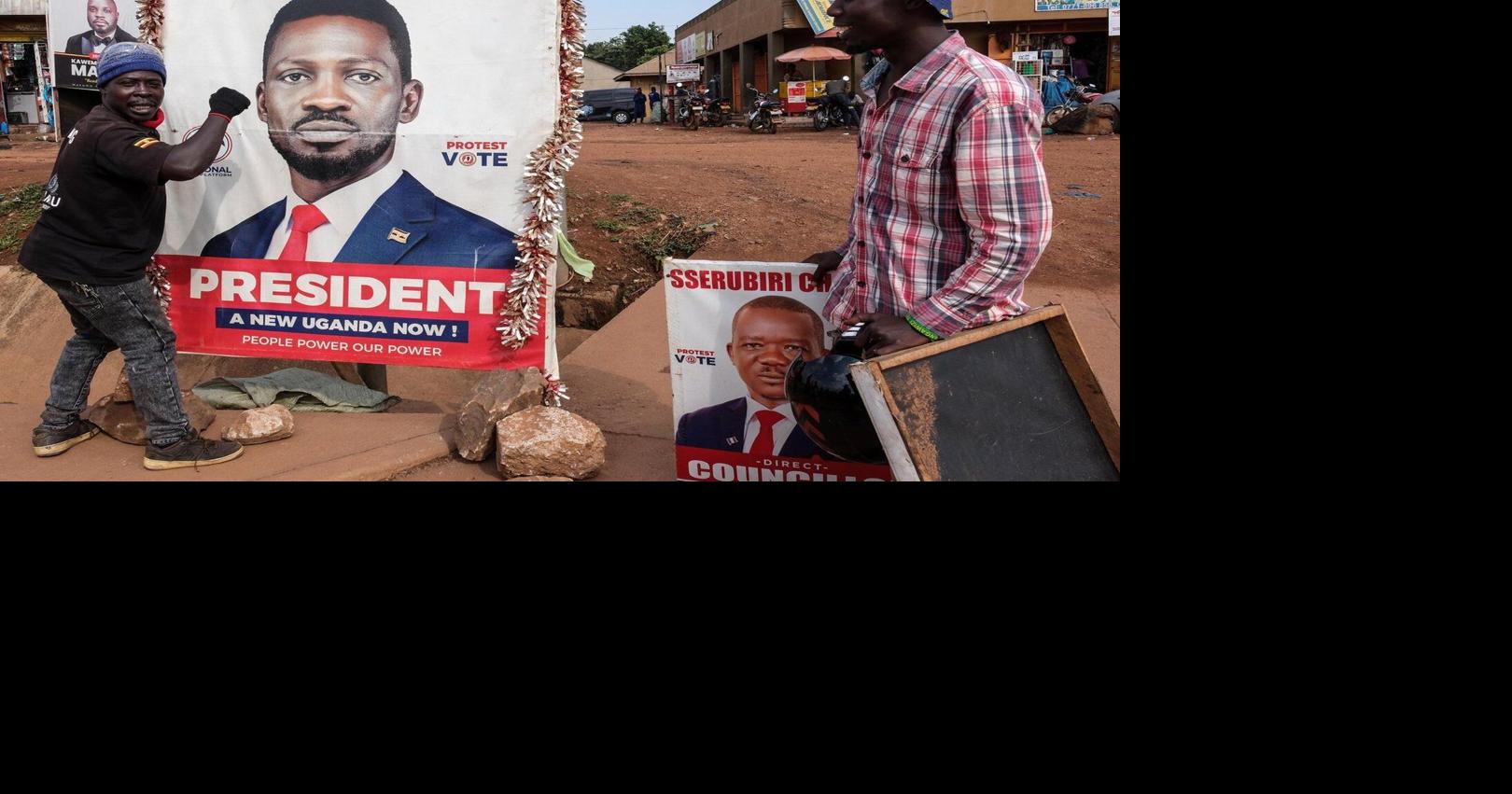 Days after a disputed election, Uganda’s army is on the hunt for opposition leader Bobi Wine