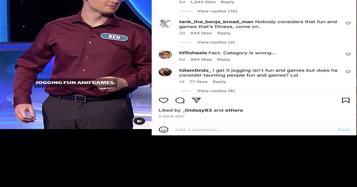 No, ‘Wheel of Fortune,’ jogging is not ‘Fun & Games’